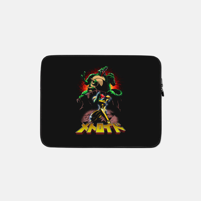 Space Maiden-none zippered laptop sleeve-Diego Oliver