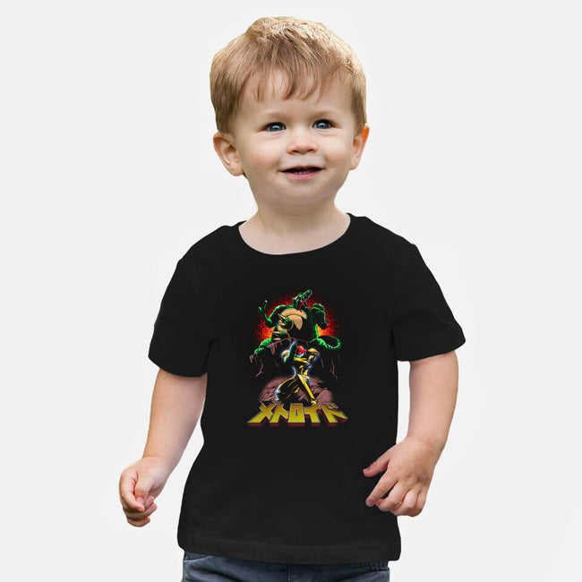 Space Maiden-baby basic tee-Diego Oliver