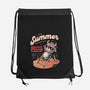 I Love Summer Hell-none drawstring bag-eduely
