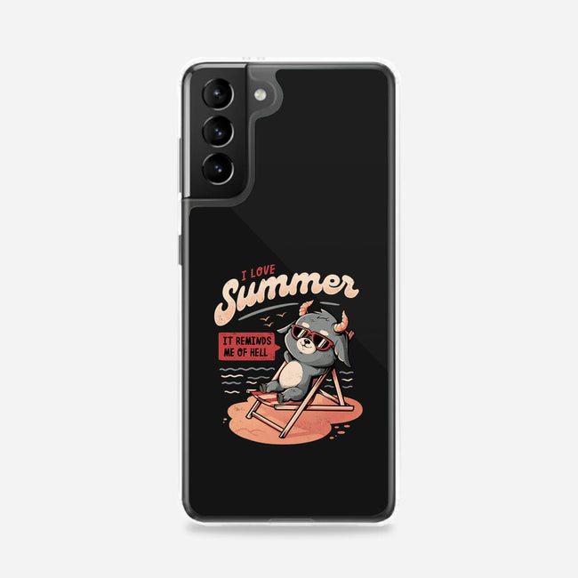 I Love Summer Hell-samsung snap phone case-eduely