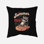 I Love Summer Hell-none removable cover w insert throw pillow-eduely