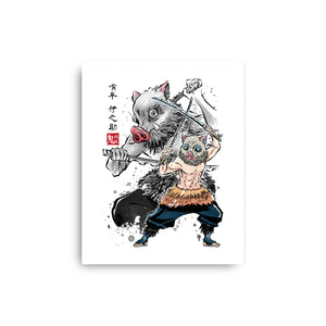 Slayer Inosuke Sumi-E