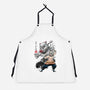 Slayer Inosuke Sumi-E-unisex kitchen apron-DrMonekers