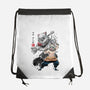 Slayer Inosuke Sumi-E-none drawstring bag-DrMonekers