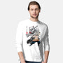 Slayer Inosuke Sumi-E-mens long sleeved tee-DrMonekers