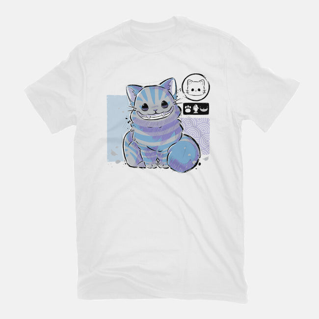 Cute Cheshire-womens fitted tee-xMorfina