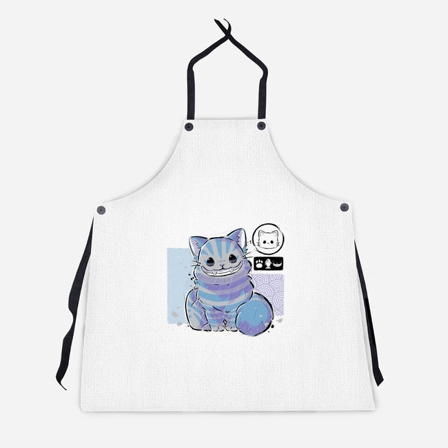 Cute Cheshire-unisex kitchen apron-xMorfina