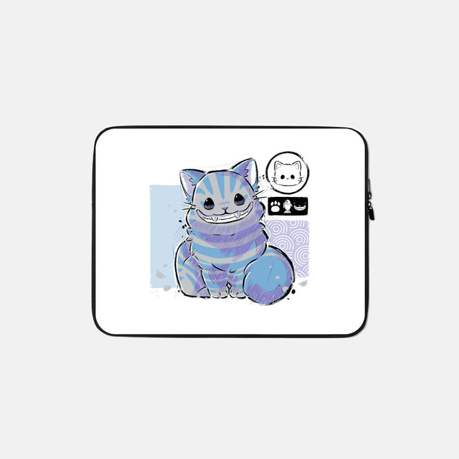 Cute Cheshire-none zippered laptop sleeve-xMorfina