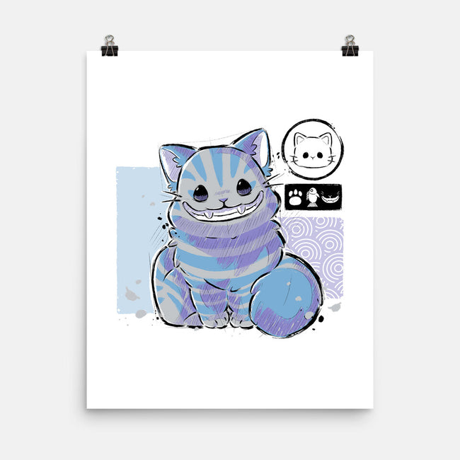 Cute Cheshire-none matte poster-xMorfina