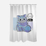 Cute Cheshire-none polyester shower curtain-xMorfina