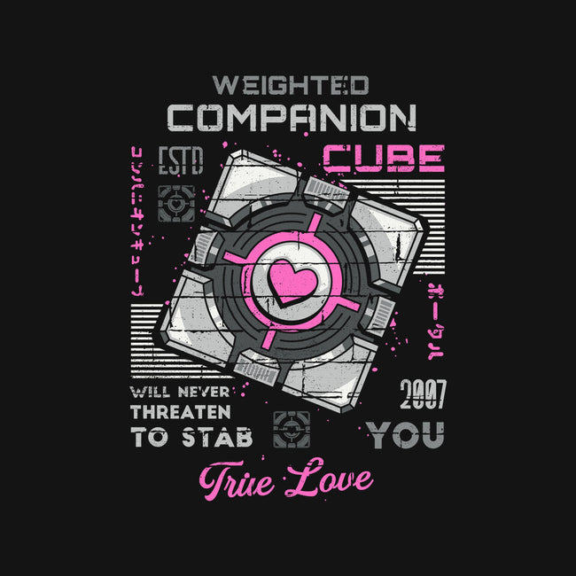 Companion Cube-womens basic tee-Logozaste