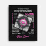 Companion Cube-none stretched canvas-Logozaste