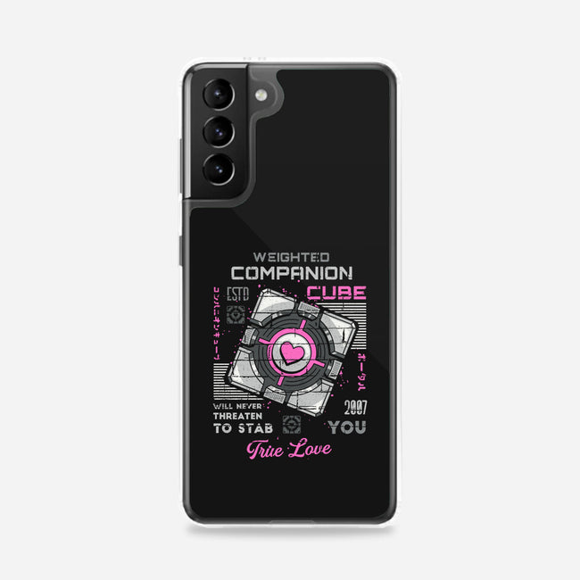 Companion Cube-samsung snap phone case-Logozaste
