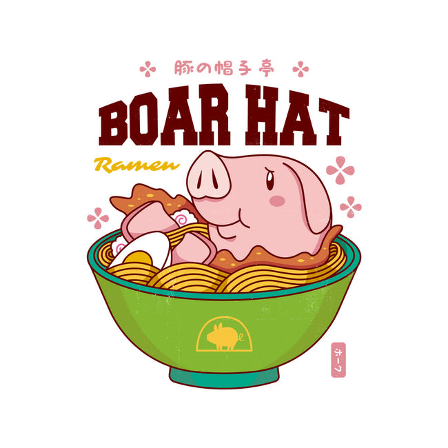 Boar Hat Ramen-none glossy sticker-Logozaste