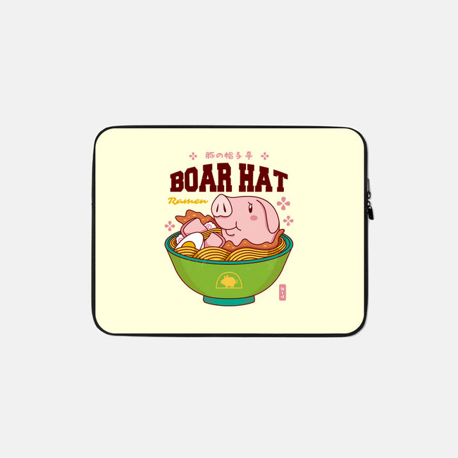 Boar Hat Ramen-none zippered laptop sleeve-Logozaste
