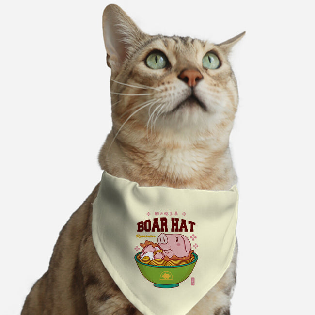 Boar Hat Ramen-cat adjustable pet collar-Logozaste