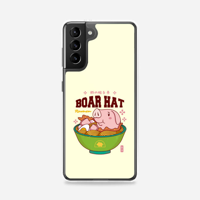 Boar Hat Ramen-samsung snap phone case-Logozaste