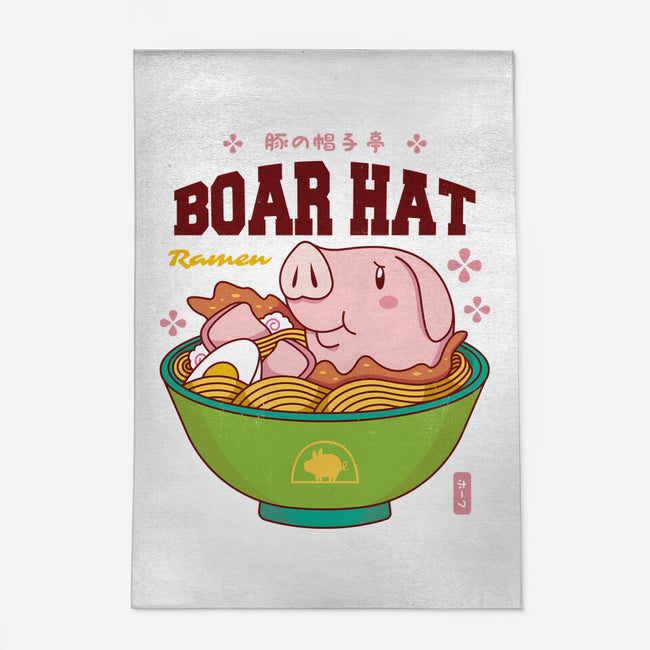 Boar Hat Ramen-none outdoor rug-Logozaste