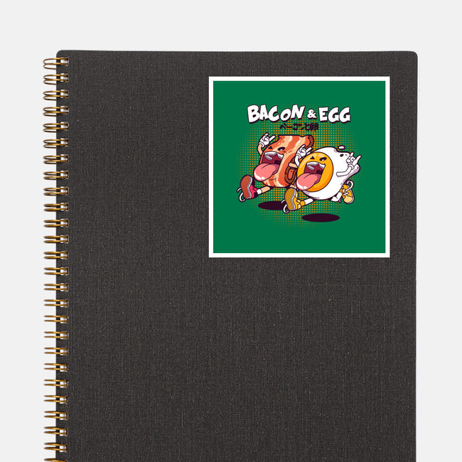 Breakfast Buds-none glossy sticker-mankeeboi