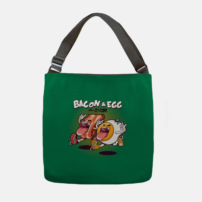 Breakfast Buds-none adjustable tote bag-mankeeboi