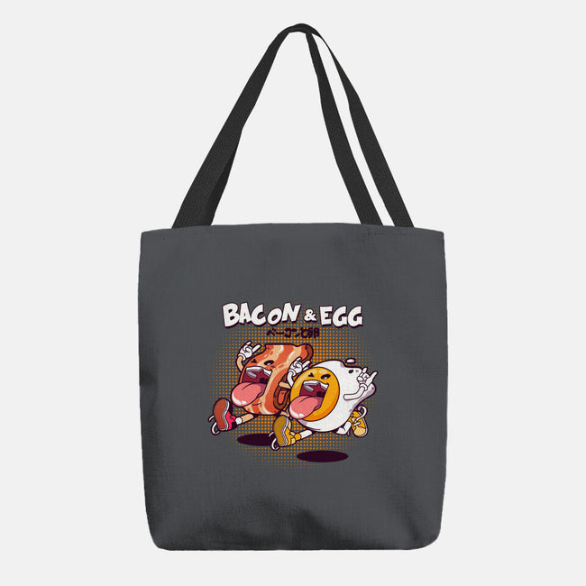 Breakfast Buds-none basic tote bag-mankeeboi