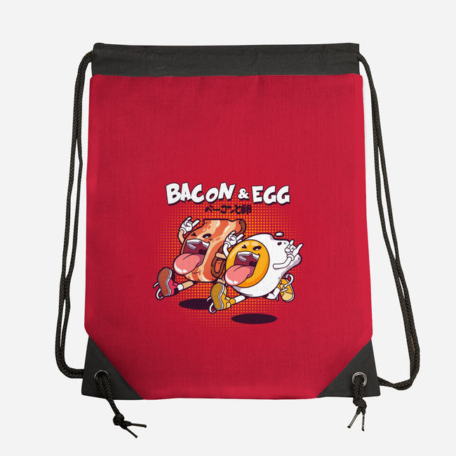 Breakfast Buds-none drawstring bag-mankeeboi