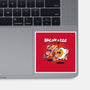 Breakfast Buds-none glossy sticker-mankeeboi