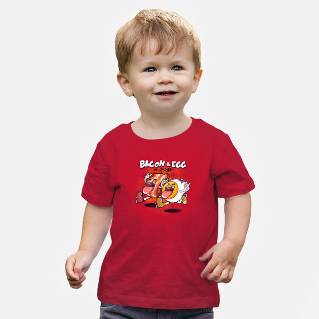 Breakfast Buds-baby basic tee-mankeeboi