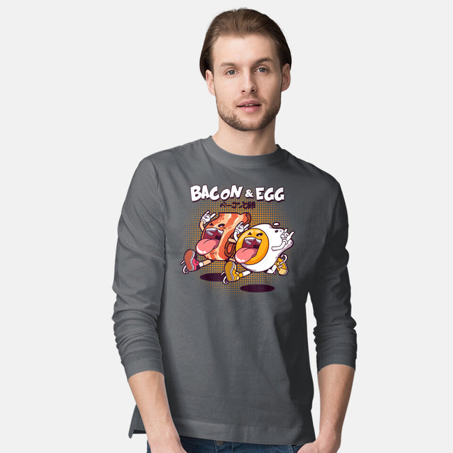Breakfast Buds-mens long sleeved tee-mankeeboi