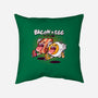 Breakfast Buds-none removable cover w insert throw pillow-mankeeboi