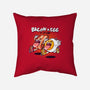 Breakfast Buds-none removable cover w insert throw pillow-mankeeboi