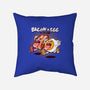 Breakfast Buds-none removable cover w insert throw pillow-mankeeboi