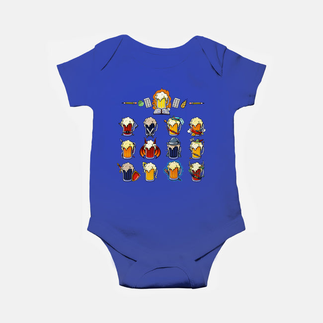 Beer Role Play Game-baby basic onesie-Vallina84