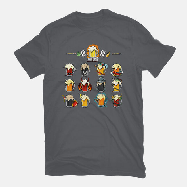 Beer Role Play Game-womens fitted tee-Vallina84