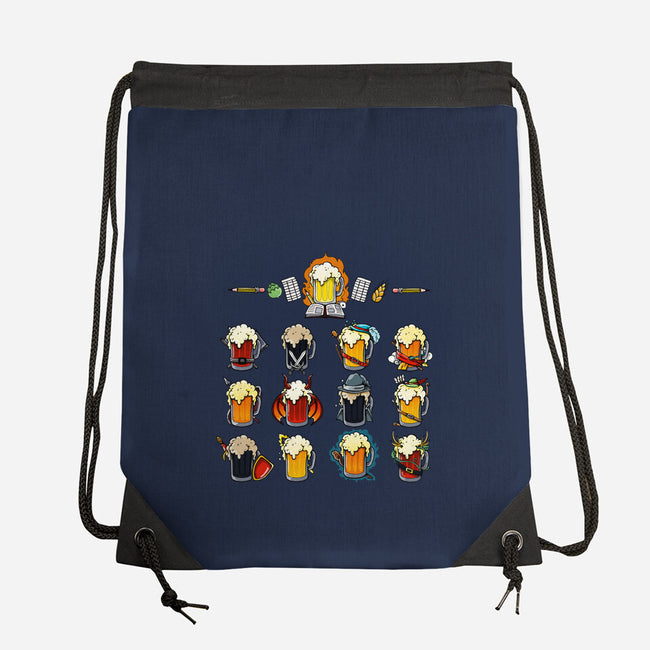 Beer Role Play Game-none drawstring bag-Vallina84