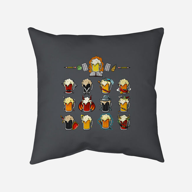Beer Role Play Game-none removable cover w insert throw pillow-Vallina84
