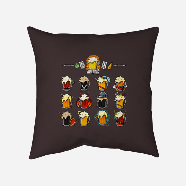 Beer Role Play Game-none removable cover w insert throw pillow-Vallina84