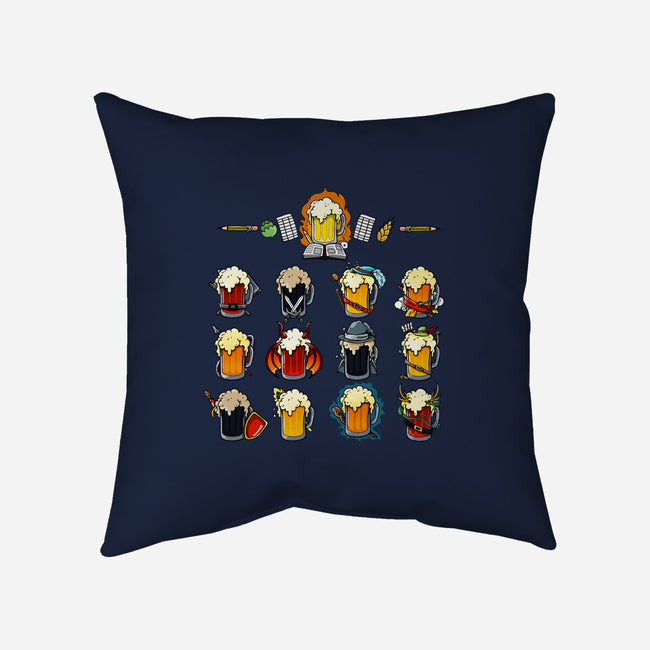 Beer Role Play Game-none removable cover w insert throw pillow-Vallina84