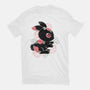 Ink Flower Rabbit-unisex basic tee-ricolaa