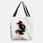 Ink Flower Rabbit-none basic tote bag-ricolaa