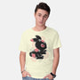 Ink Flower Rabbit-mens basic tee-ricolaa