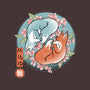 Traditional Fox-none adjustable tote bag-IKILO
