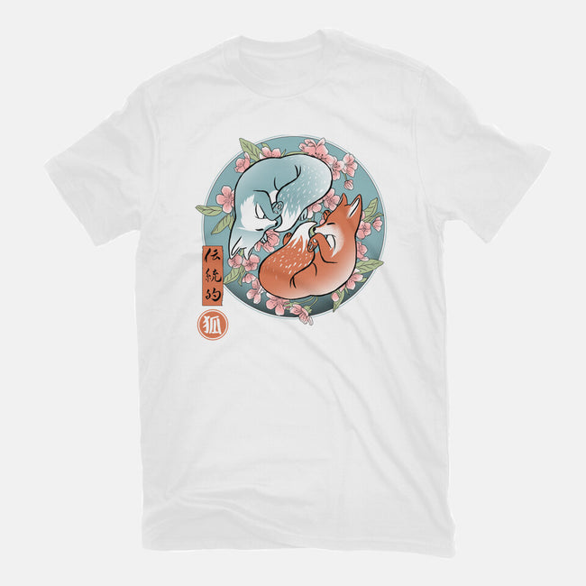 Traditional Fox-womens fitted tee-IKILO