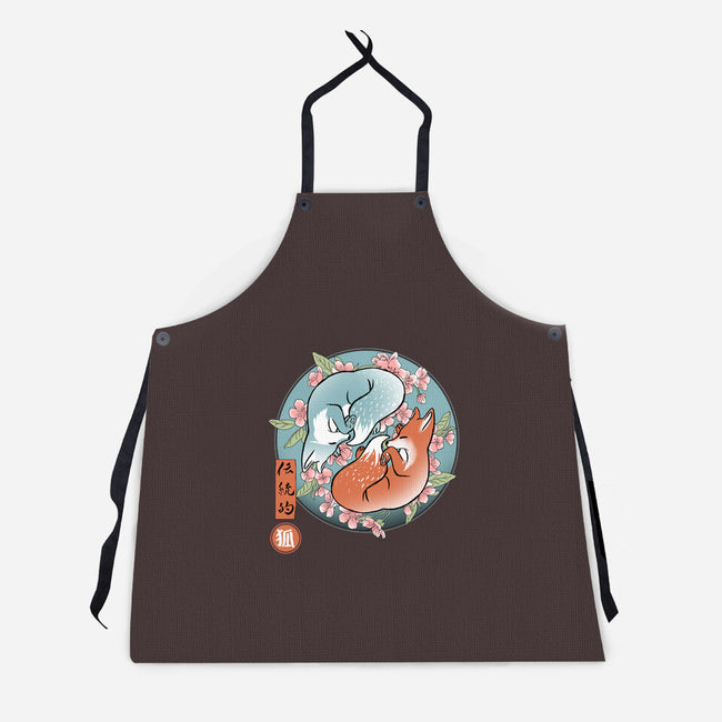 Traditional Fox-unisex kitchen apron-IKILO