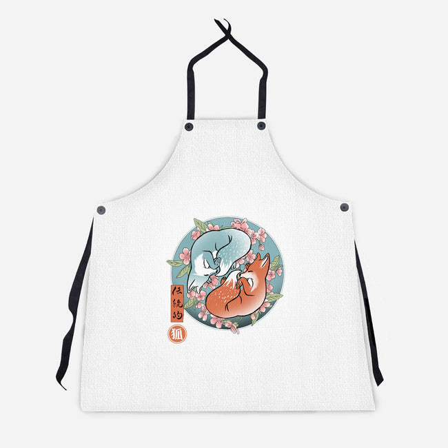 Traditional Fox-unisex kitchen apron-IKILO