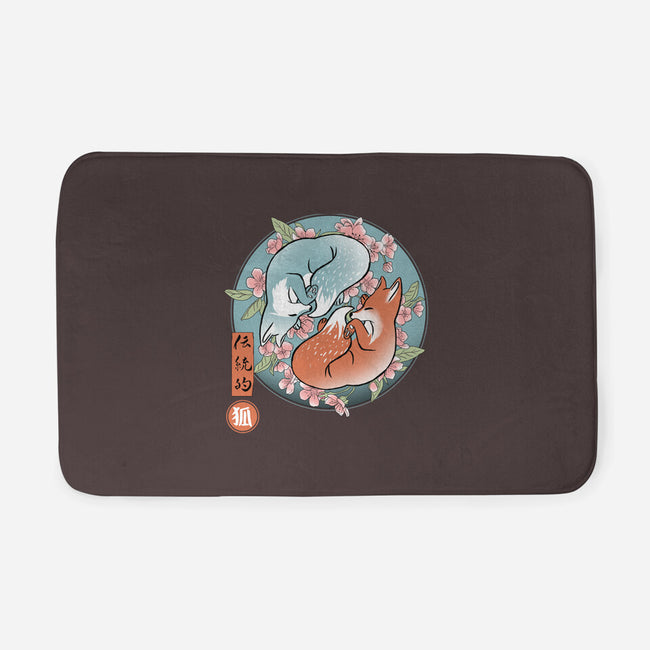 Traditional Fox-none memory foam bath mat-IKILO