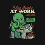 Stay Awake At Work-none matte poster-eduely