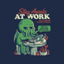 Stay Awake At Work-none removable cover w insert throw pillow-eduely