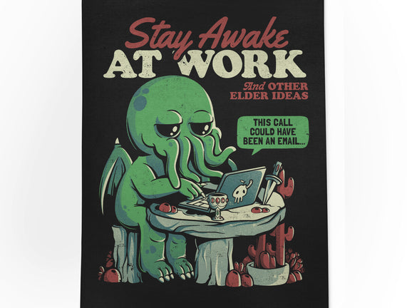 Stay Awake At Work