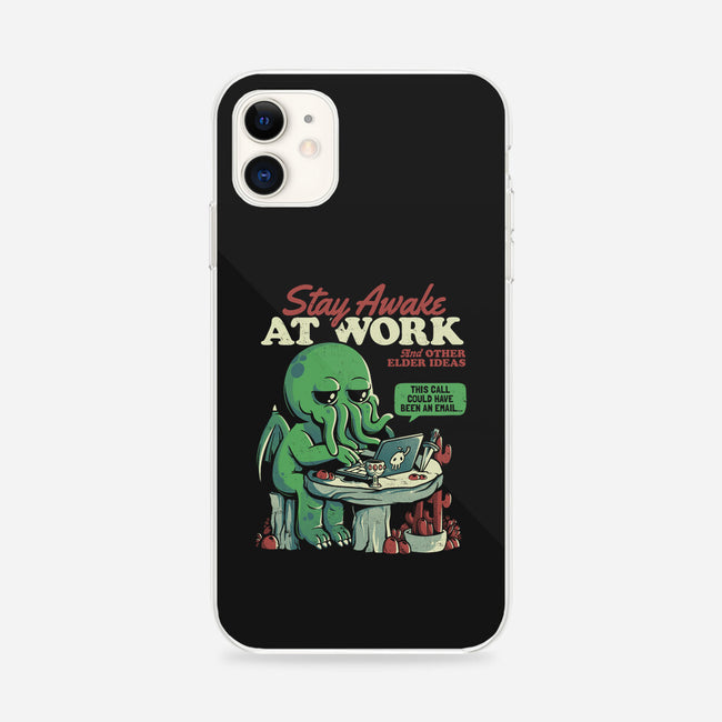 Stay Awake At Work-iphone snap phone case-eduely